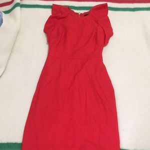 Worn twice! A flutter sleeve J. Crew dress